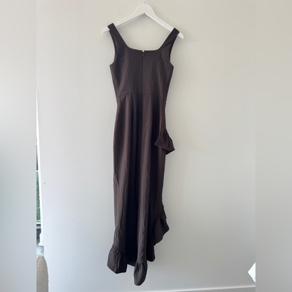 DRESS THE POPULATION Charlene Brown Gown XS - Picture 6 of 9